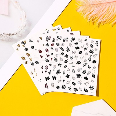 Colorful Gold Stamping Nail Wraps MRMJ-R093-M1-1
