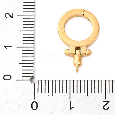 304 Stainless Steel Twister Clasps STAS-S187-01G-1