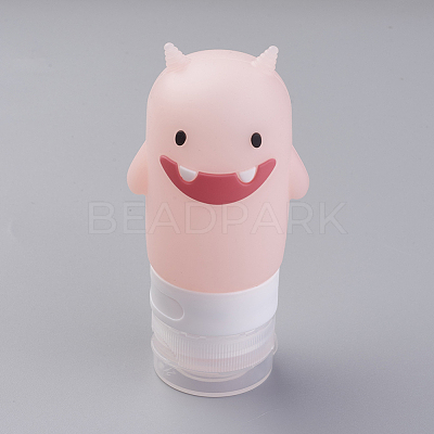 60ml Creative Portable Silicone Travel Points Bottles X-MRMJ-WH0006-B02-1