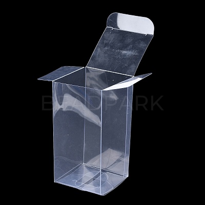 Rectangle Transparent Plastic PVC Box Gift Packaging CON-F013-01D-1
