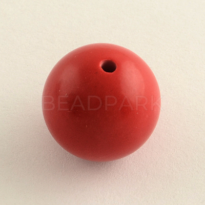 Round Cinnabar Beads X-CARL-Q002-8mm-1