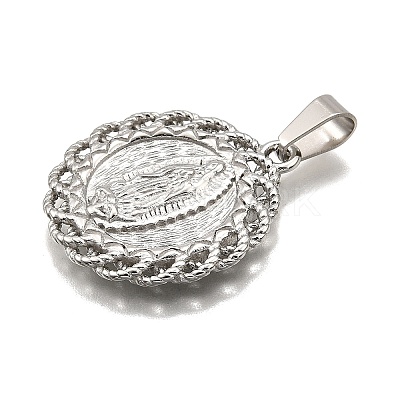 304 Stainless Steel Pendants STAS-B086-10D-P-1