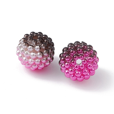 Imitation Pearl Acrylic Beads OACR-FS0001-42H-1