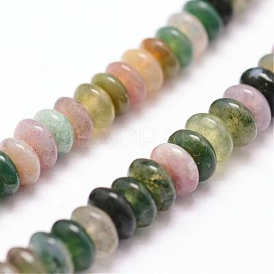 Natural Indian Agate Beads Strands G-N0173-04-2x4mm-1