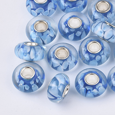 Handmade Lampwork European Beads X-LAMP-S193-004I-1