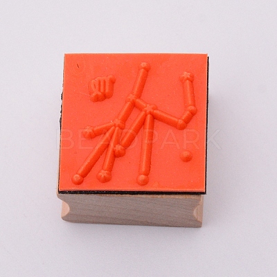 Wooden Stamps DIY-WH0175-46F-1