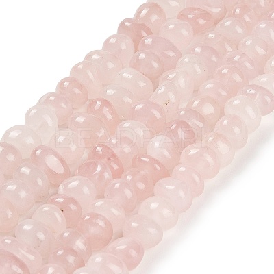 Natural Rose Quartz Beads Strands G-G053-C05-01-1