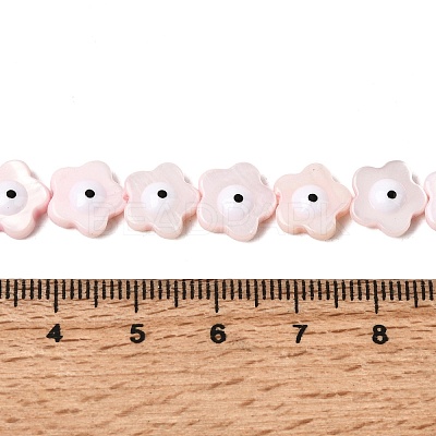 Dyed Natural Freshwater Shell Beads Strands SHEL-A006-03C-1