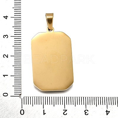 Tarot 304 Stainless Steel Enamel Pendants STAS-M119-09G-G-1