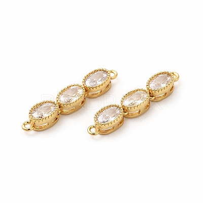 Rack Plating Eco-Friendly Brass Micro Pave Cubic Zirconia Pendants KK-K165-27G-01-1