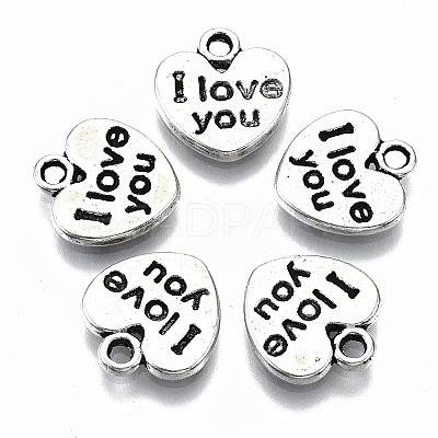 Tibetan Style Alloy Charms LS-TIBEP-S319-108AS-RS-1