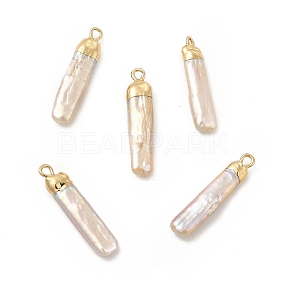 Baroque Natural Keshi Pearl Pendants PEAR-P004-69KCG-1
