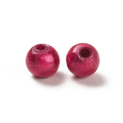 Spray Painted Acrylic Beads MACR-Q154-01D-1