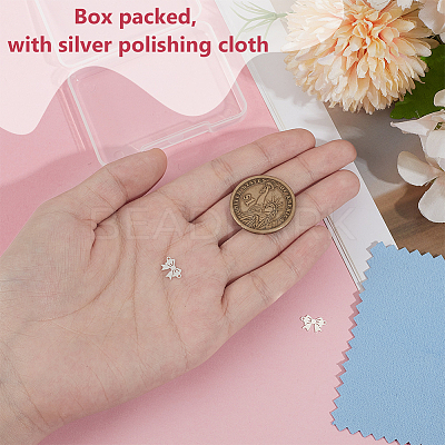 2Pcs 925 Sterling Silver Connector Charms STER-BC0003-71-1