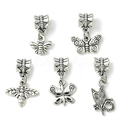 5Pcs Tibetan Style Alloy Pendant PALLOY-JF02508-S-1