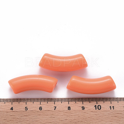 Opaque Acrylic Beads MACR-S372-001B-S025-1