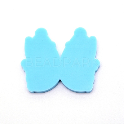 Teardrop with Lady Silicone Statue Pendant Molds DIY-WH0175-51-1