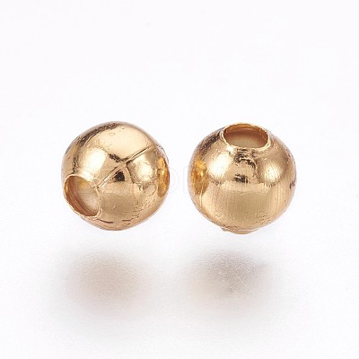 304 Stainless Steel Beads X-STAS-P220-05G-01-1