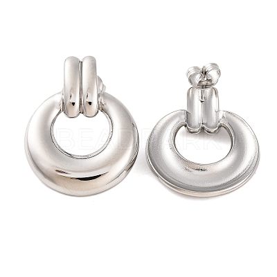 Non-Tarnish 304 Stainless Steel Stud Earrings EJEW-G395-36P-1