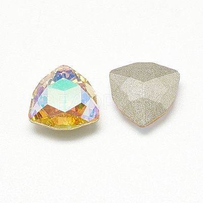 DIY Pointed Back K9 Glass Rhinestone Cabochons RGLA-T071-12mm-001PS-1