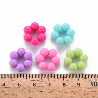 Opaque Acrylic Bead Frames X-TACR-S153-01B-M-1