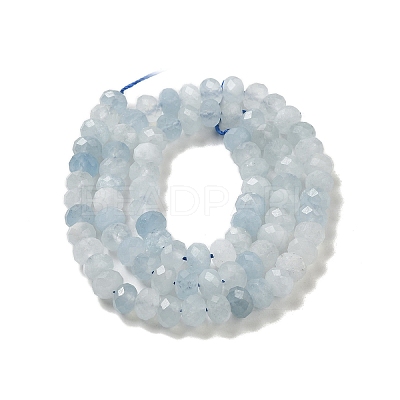 Natural Aquamarine Beads Strands G-B074-A01-02-1