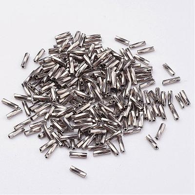 Glass Twisted Bugle Beads SEED-E002-12mm-TH-1