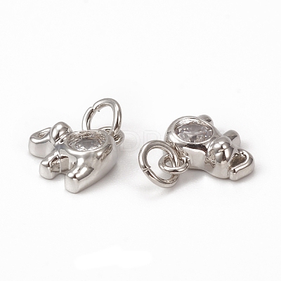 Glass Charms KK-E068-VB221-1
