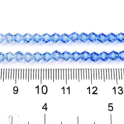 Gradient Color Baking Paint Glass Bead Strands X1-DGLA-A039-T4mm-A020-1