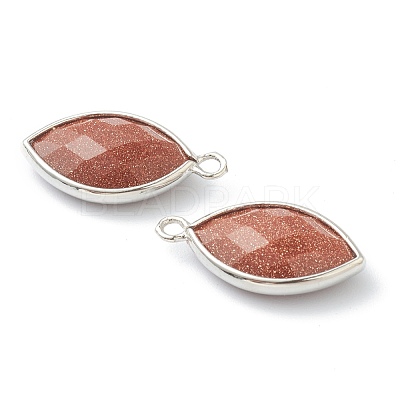 Synthetic Goldstone Pendants G-B009-01P-K-1
