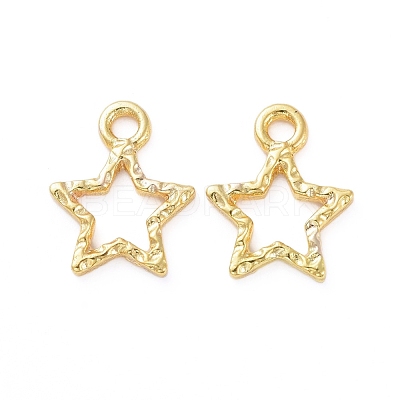 Zinc Alloy Open Back Bezel Pendants X-PALLOY-E577-07G-1