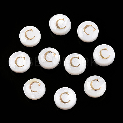 Natural Freshwater Shell Beads SHEL-N036-01C-1