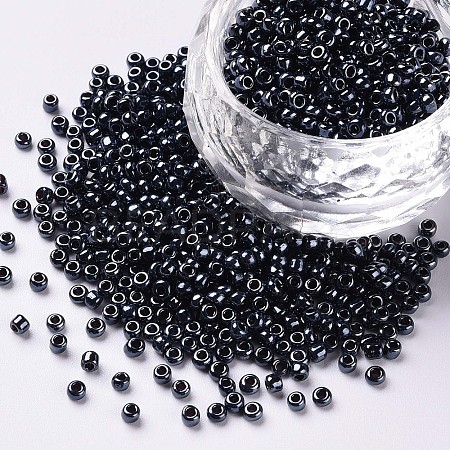 Glass Seed Beads SEED-A012-2mm-129-1