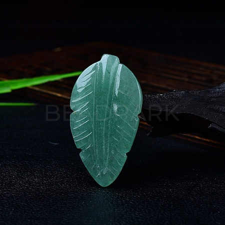 Natural Aventurine Feather Sculpture Display Decorations PW-WG12E25-04-1