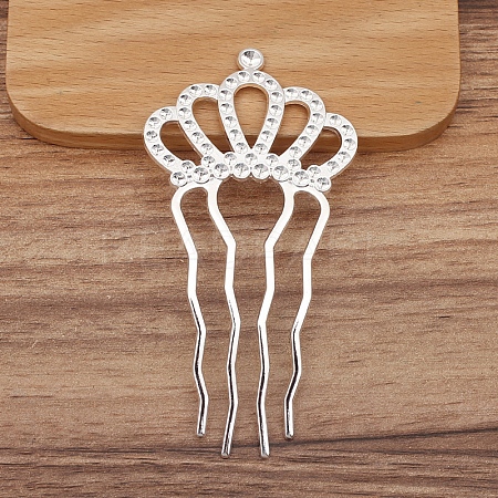 Alloy Hair Comb Findings PW-WGF8823-01-1