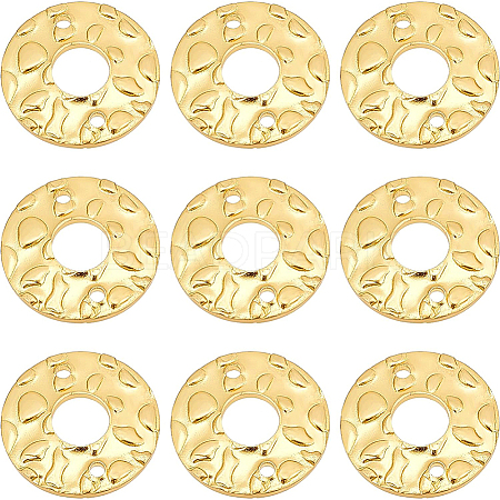 24Pcs Eco-Friendly Brass Connector Charms KK-BC0008-19-1