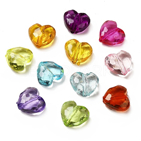 Transparent Acrylic Beads X-MACR-C014-01A-1