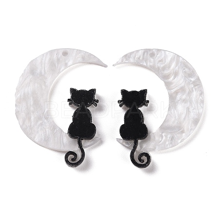 Halloween Printed Acrylic Pendants X-MACR-M021-01-1-1