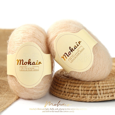 Fine Lace Mohair Wool Blended Crochet Knitting Yarn PW-WG368C7-14-1