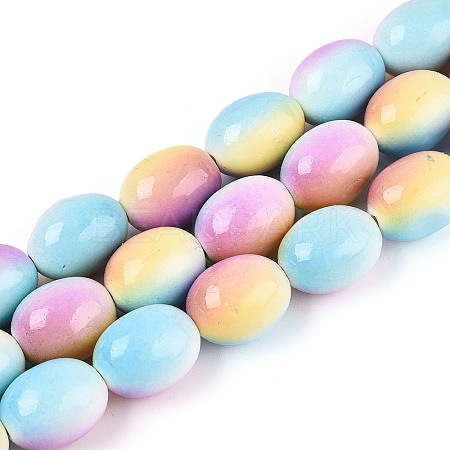 Spray Painted Synthetic Turquoise Beads Strands TURQ-T004-15C-1