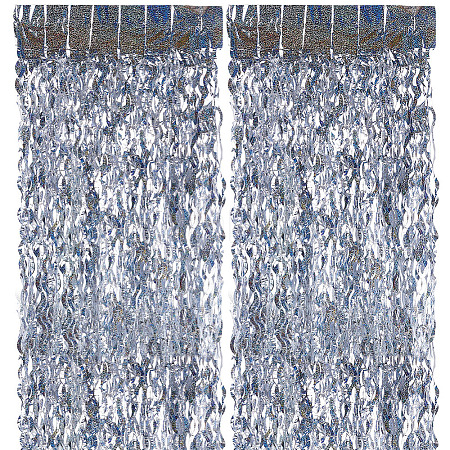 Plastic Foil Fringe Curtains DIY-WH20011-33A-1