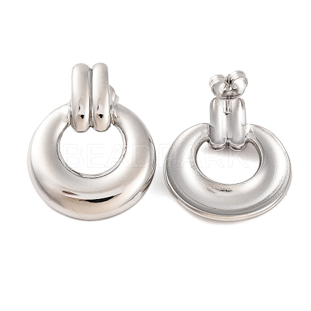 Non-Tarnish 304 Stainless Steel Stud Earrings EJEW-G395-36P-1