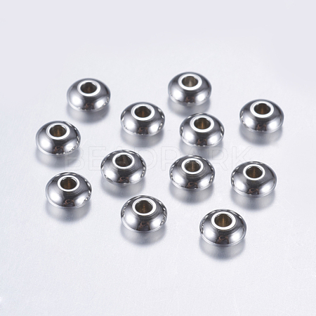 201 Stainless Steel Spacer Beads STAS-L198-32P-1