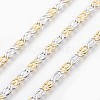 304 Stainless Steel Mariner Link Chains Necklaces NJEW-F240-15GP-2