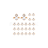 DICOSMETIC 40Pcs Alloy Rhinestone Pendants FIND-DC0002-97-6