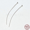 925 Sterling Silver Ball Head Pins STER-F018-03F-02-1