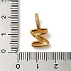 Brass Micro Pave Cubic Zirconia Pendants KK-K345-13Z-G-3