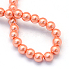 Baking Painted Pearlized Glass Pearl Round Bead Strands X-HY-Q003-6mm-77-4