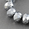 Electroplate Glass Bead Strands EGLA-R080-12mm-01-1