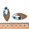 Resin and Walnut Pendants FIND-R051-12G-3